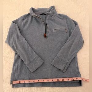 Blue-Gray 1/4 zip Boys Top Size 6